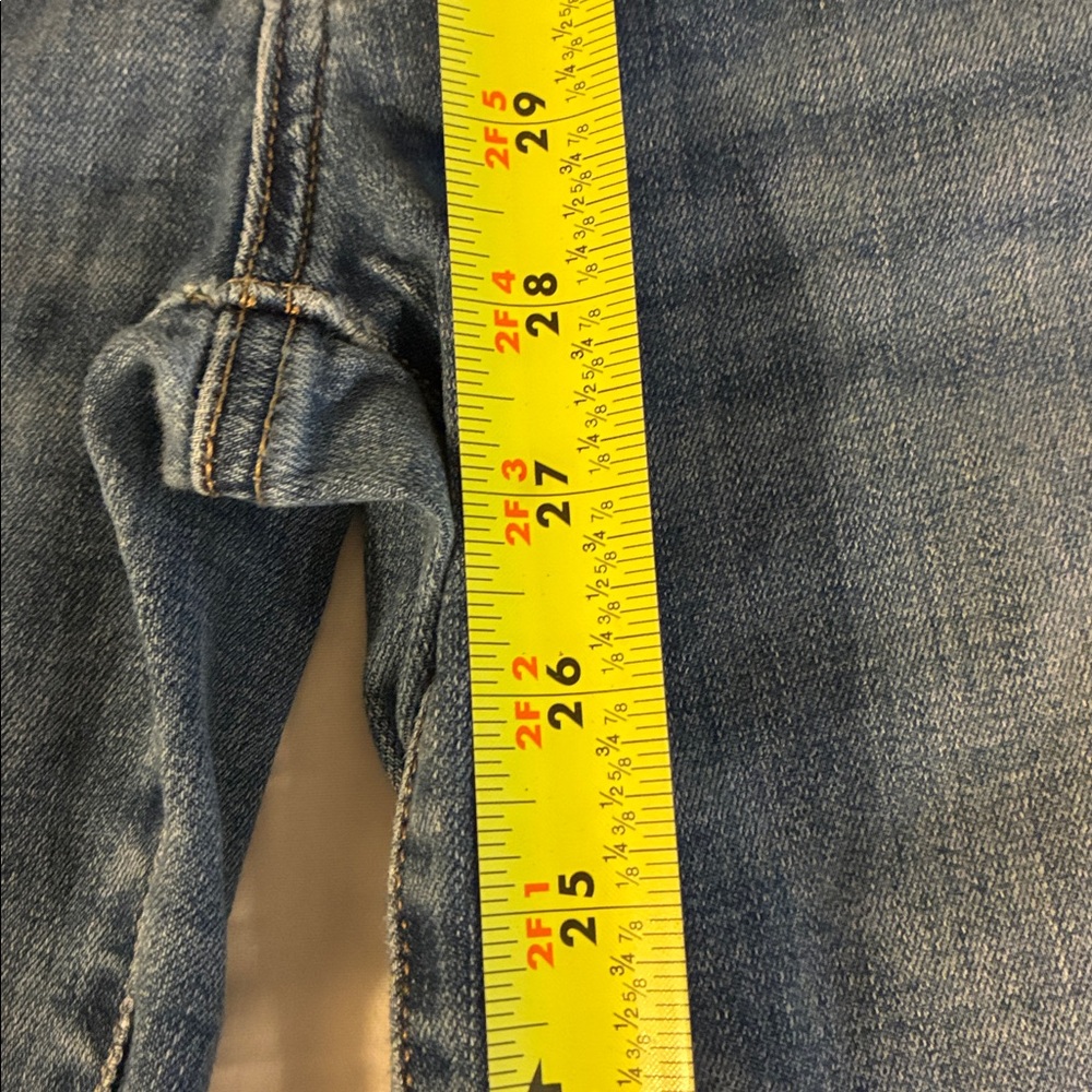 American Eagle Outfitters Blue Kick Boot Super Stretch Women’s 8 Short - Picture 9 of 12